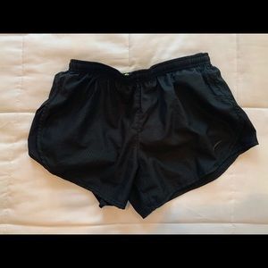 black Nike shorts